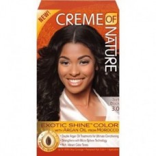 Creme Of Nature Exotic Shine Color With Argan Oil 3.0 Soft Black Creme Of Nature Exotic Shine Color With Argan Oil 3.0 Soft Black